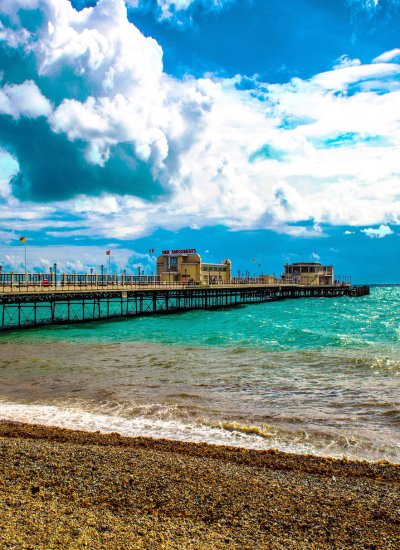 Photo of Worthing Pier from the beach